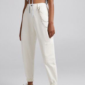 Bershka Cotton Cargo Joggers
